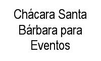 Logo Chácara Santa Bárbara para Eventos em Brazlândia