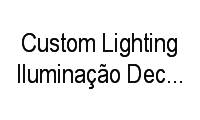Logo Custom Lighting Iluminação Decoração E Deck em Zona 01