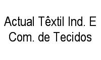 Logo Actual Têxtil Ind. E Com. de Tecidos em Bom Retiro