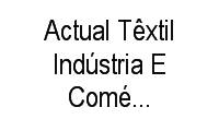 Logo Actual Têxtil Indústria E Comércio de Tecidos em Bom Retiro
