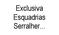 Logo Exclusiva Esquadrias Serralheria Vidros Temperado em Espinheiros