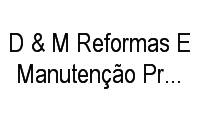 Logo D & M Reformas E Manutenção Predial de Imóveis