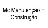 Logo Mc Manutenção E Construção em Centro
