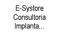 Logo E-Systore Consultoria Implantação de Sistemas em Centro