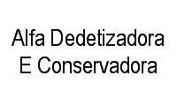 Logo Alfa Dedetizadora E Conservadora em Setor Sul (Gama)