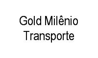 Logo Gold Milênio Transporte em Braz de Pina