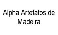 Logo Alpha Artefatos de Madeira em Jardim Lavapes das Graças