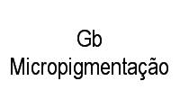 Logo Gb Micropigmentação em Cerqueira César