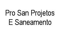 Logo Pro San Projetos E Saneamento em Canudos
