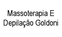 Logo Massoterapia E Depilação Goldoni em Jardim Dona Emília