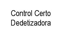 Logo Control Certo Dedetizadora em Engenho Pequeno