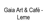 Logo Gaia Art & Café - Leme em Leme