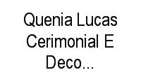 Logo Quenia Lucas Cerimonial E Decoração de Eventos