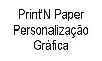 Logo Print'N Paper Personalização Gráfica em Indianópolis