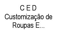 Logo C E D Customização de Roupas E Acessórios