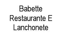 Logo Babette Restaurante E Lanchonete em Graças