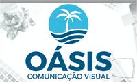 Logo Oásis Comunicação Visual em Feu Rosa