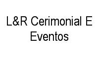 Logo L&R Cerimonial E Eventos em Centro