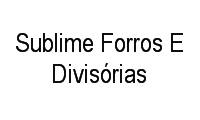 Logo Sublime Forros E Divisórias em de Fátima