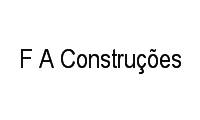 Logo F A Construções em Felipe Camarão