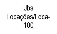 Logo Jbs Locações/Loca-100 em Cidade Industrial