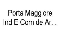 Logo Porta Maggiore Ind E Com de Artefatos de Madeira em Lamenha Grande