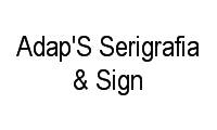 Logo Adap'S Serigrafia & Sign em Infraero