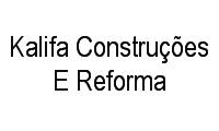 Logo Kalifa Construções E Reforma em Centro
