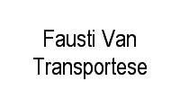 Logo Fausti Van Transportese Ltda em Santa Cândida