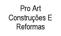 Logo Pro Art Construções E Reformas em Jardim São Roque