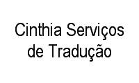 Logo Cinthia Serviços de Tradução em Conjunto Cachoeira Dourada