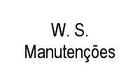 Logo W. S. Manutenções