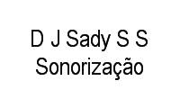 Logo D J Sady S S Sonorização em Cristo Redentor
