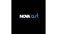 Logo Nova Art - Gráfica em Anil