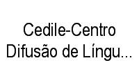 Logo de Cedile-Centro Difusão de Línguas Estrangeiras