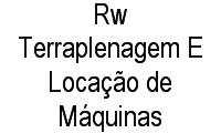 Logo Rw Terraplenagem E Locação de Máquinas