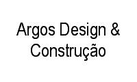 Logo Argos Design & Construção em Gardênia Azul