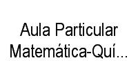 Logo Aula Particular Matemática-Química-Física. em Benfica