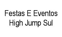 Logo Festas E Eventos High Jump Sul em Santana