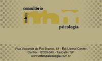 Logo Consultório Mhm Psicologia - Taubaté em Centro