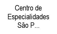 Logo Centro de Especialidades São Paulo da Cruz