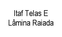 Logo Itaf Telas E Lâmina Raiada em Mini Distrito Adail Vetorasso