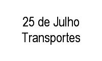 Logo 25 de Julho Transportes Representações em Bonsucesso