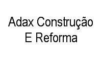 Logo Adax Construção E Reforma
