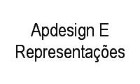 Logo Apdesign E Representações