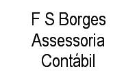 Logo F S Borges Assessoria Contábil em Marco