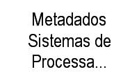 Logo Metadados Sistemas de Processamento de Dados