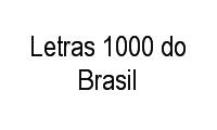 Logo Letras 1000 do Brasil
