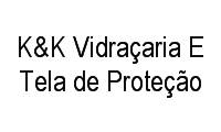 Logo K&K Vidraçaria E Tela de Proteção em Curicica