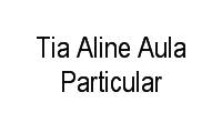 Logo Tia Aline Aula Particular em IBES